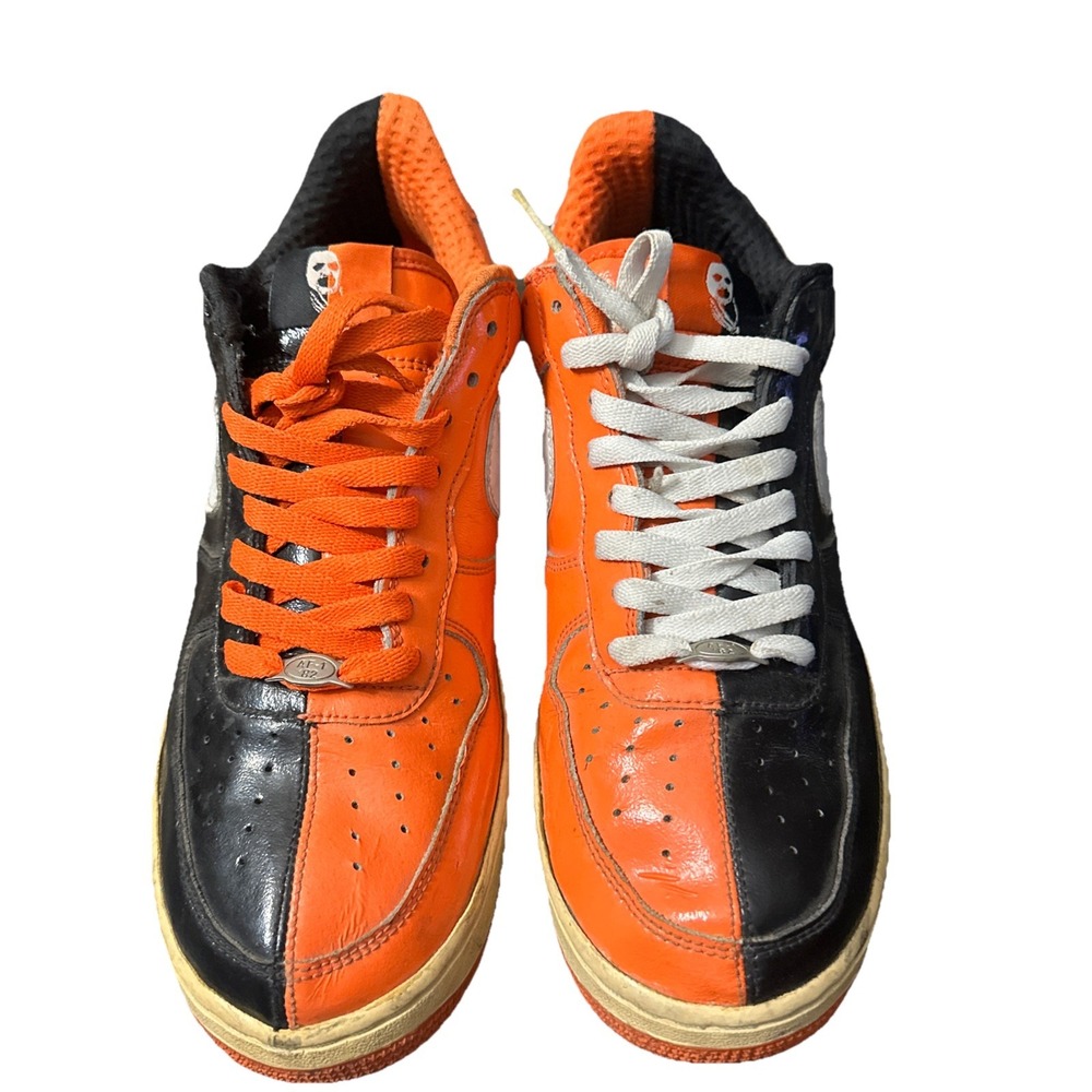 Nike Air Force 1 Premium Halloween 313641-011 Authentic Mens 10